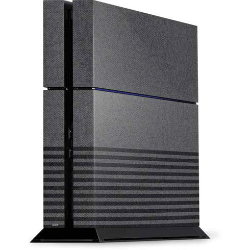 Black and Grey Stripes PlayStation PS4 Skins